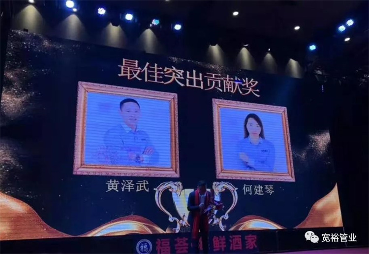 最佳突出奉獻獎：黃澤武先生、何建琴女士